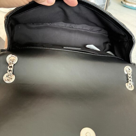 Versace Black Quilted Lambskin Leather Crossbody Shoulder Bag, 1013353, Italy - Picture 3 of 16